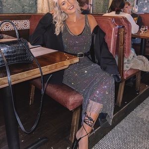 Zara Limited Edition Rhinestone
Mesh Dress